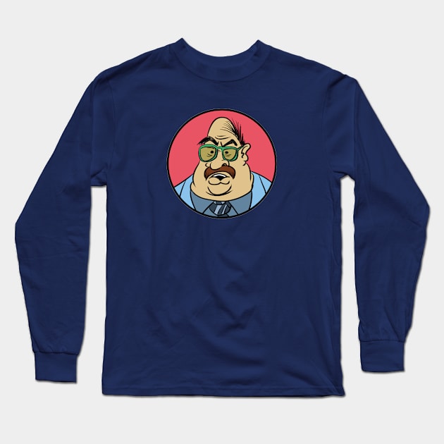 Chuckles Long Sleeve T-Shirt by brightredrocket